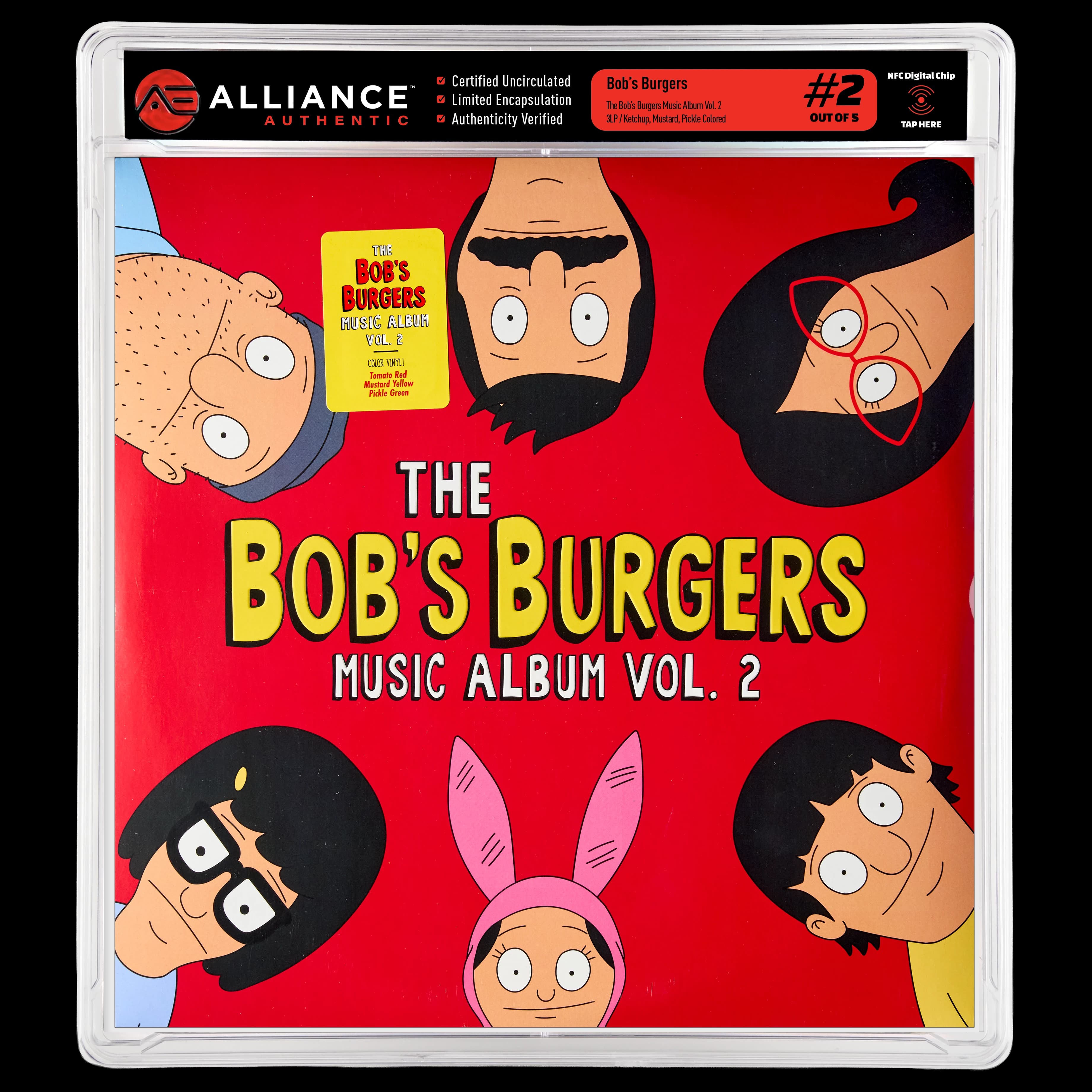 Front image of "The Bob's Burgers Music Album Vol. 2" #2
