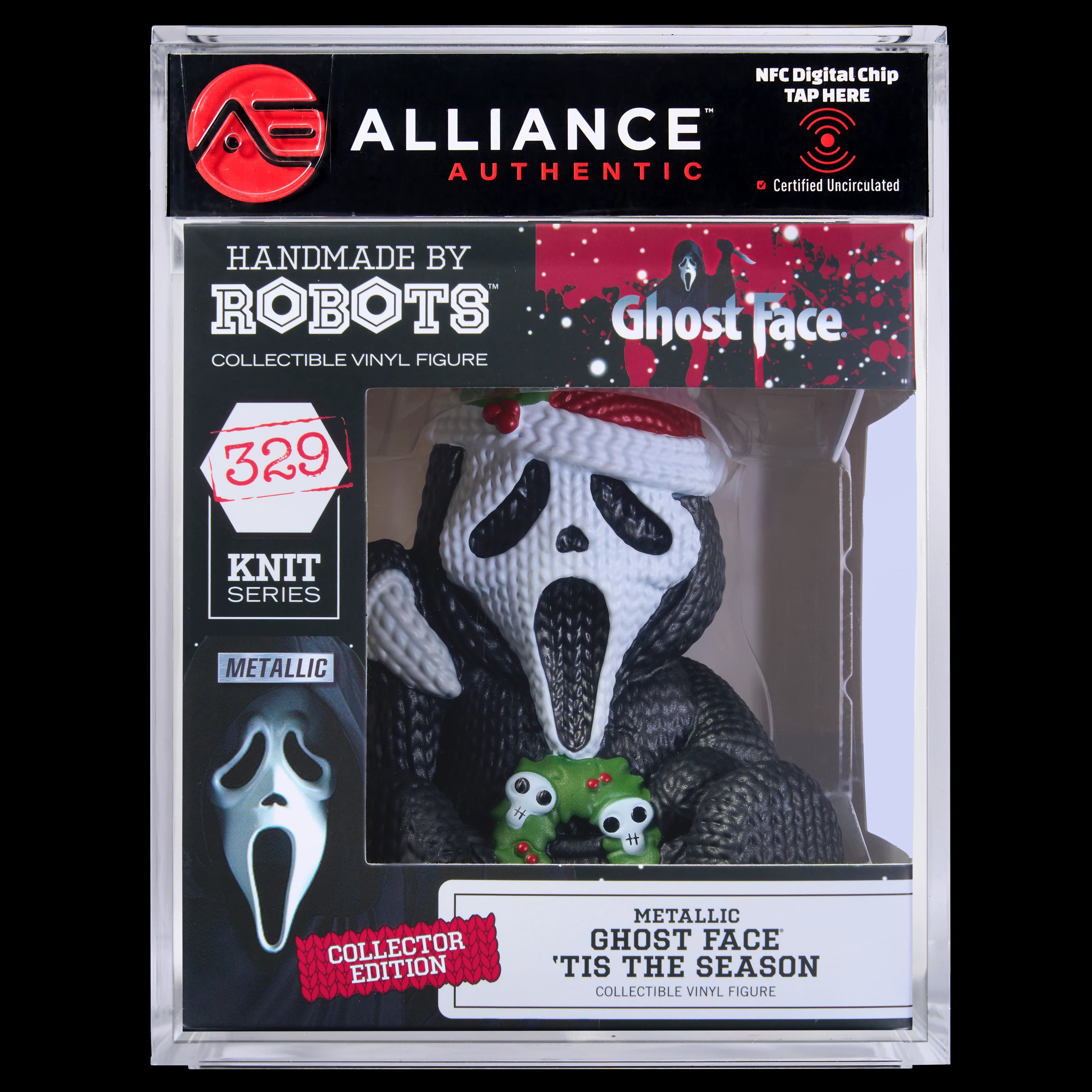 Front image of "Ghost Face - Tis the Season #329 (Metallic)"