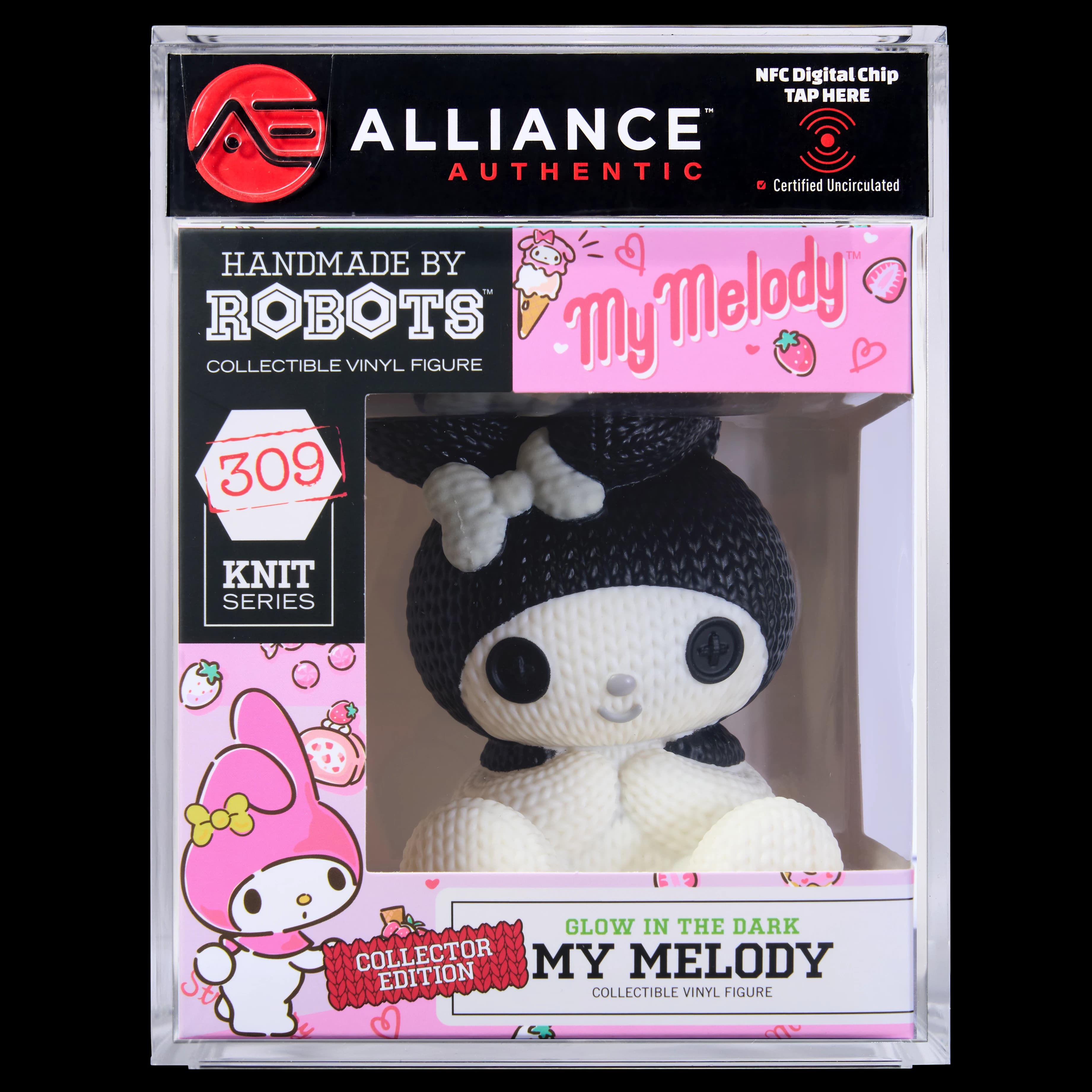Front image of "Hello Kitty and Friends - My Melody #309 (Glow in the Dark)"