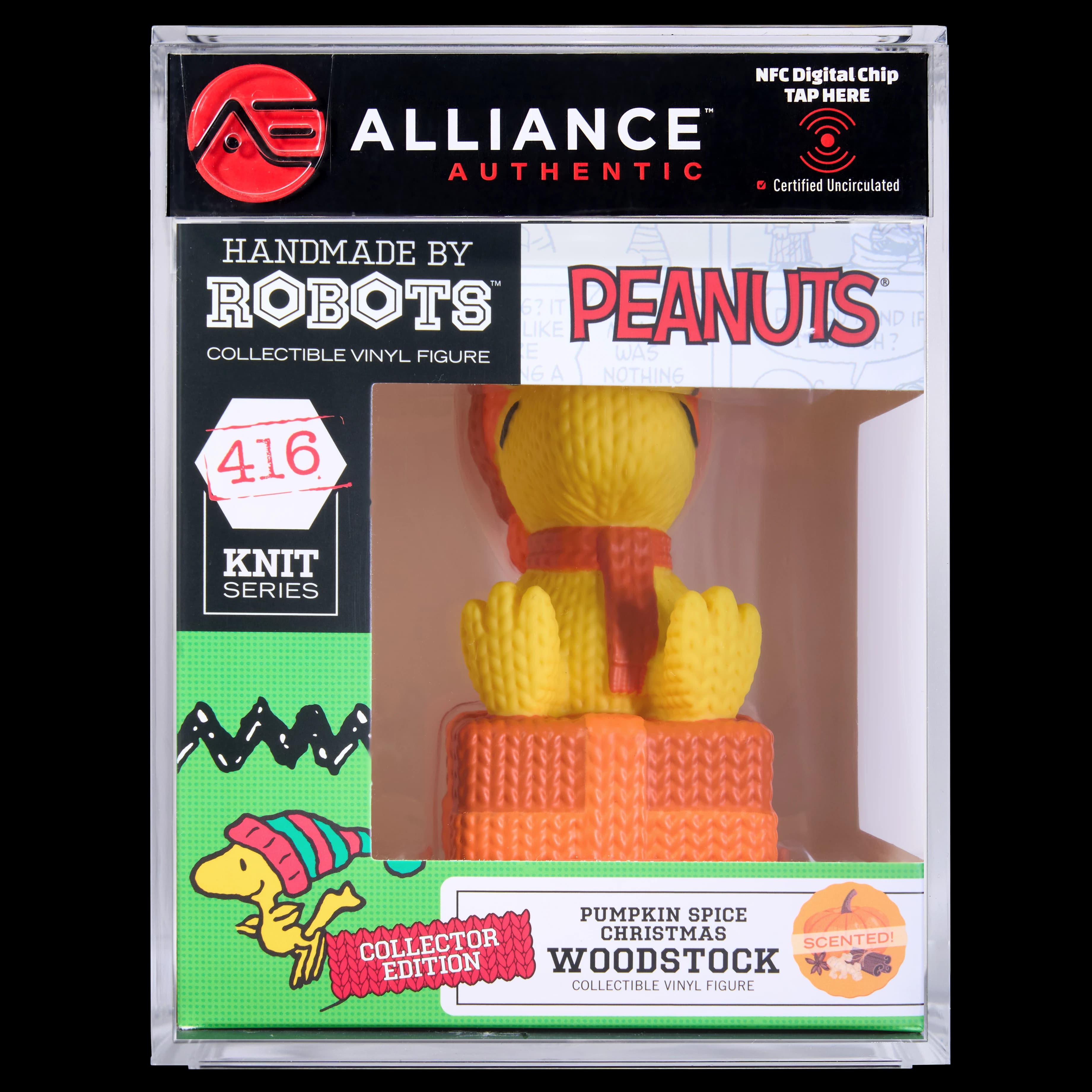 Front image of "Peanuts - Woodstock #416 (Pumpkin Spice Scented Christmas)"
