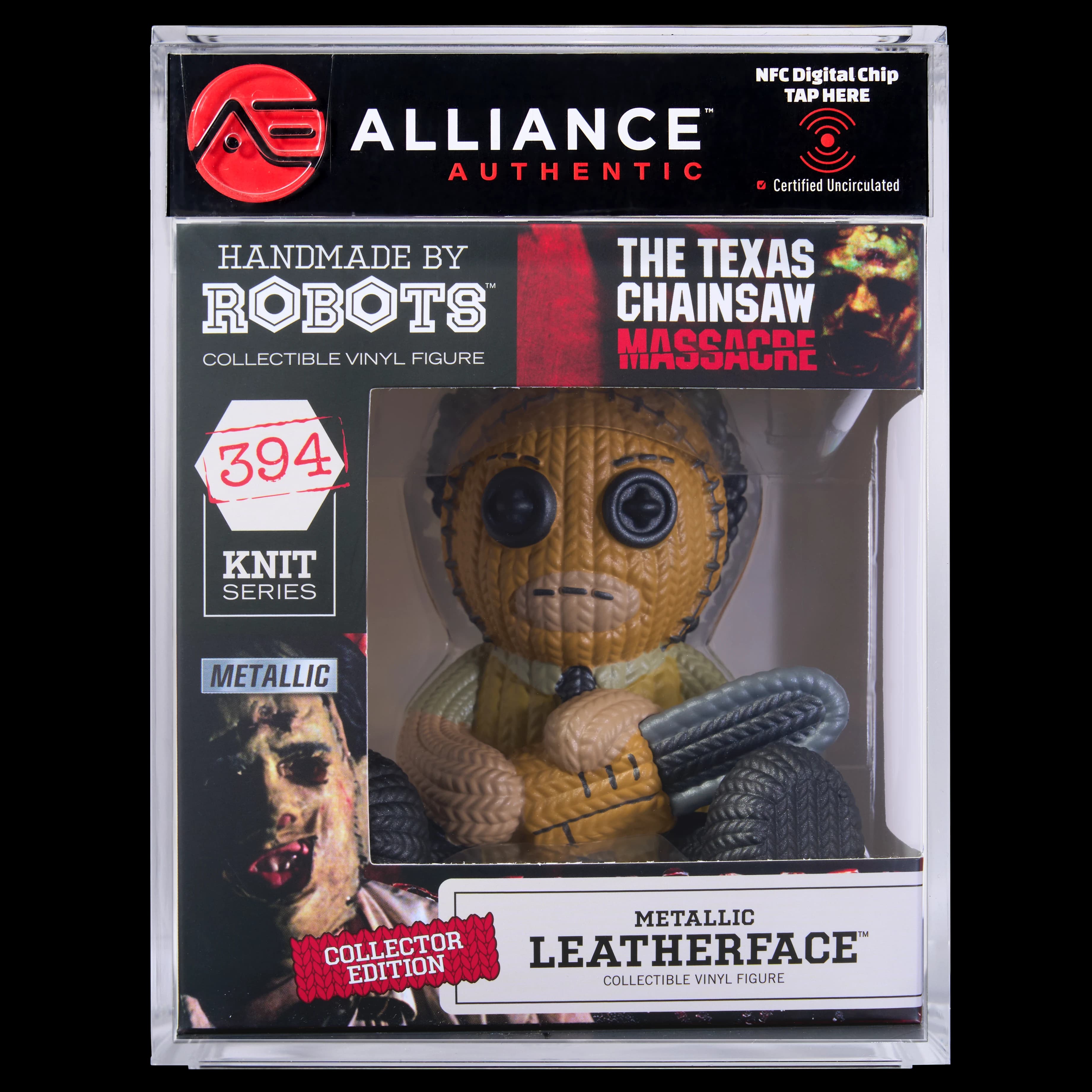 Front image of "The Texas Chainsaw Massacre - Leatherface #394 (Metallic)"