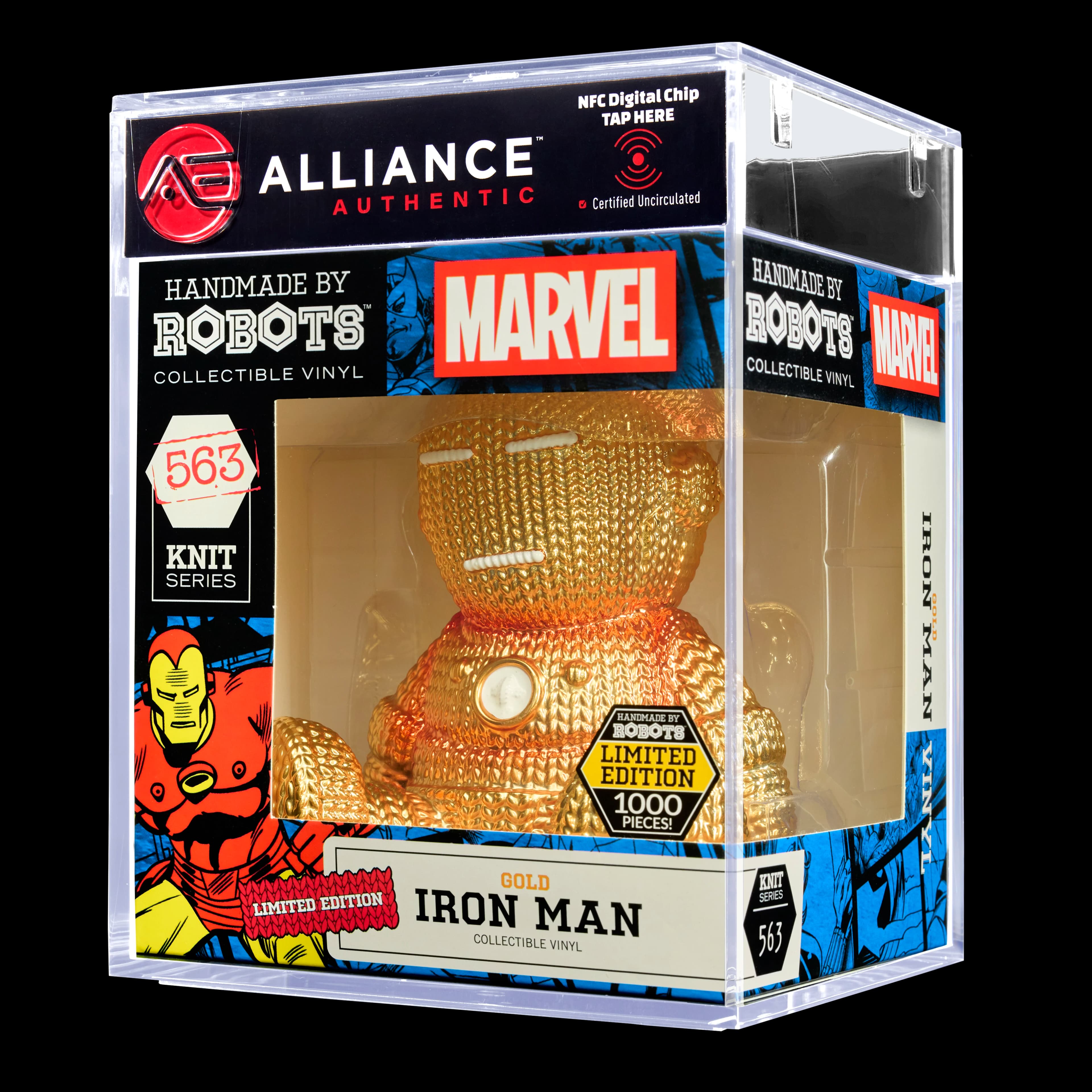 Front image of "Marvel - Iron Man #563 (Gold Plated)"