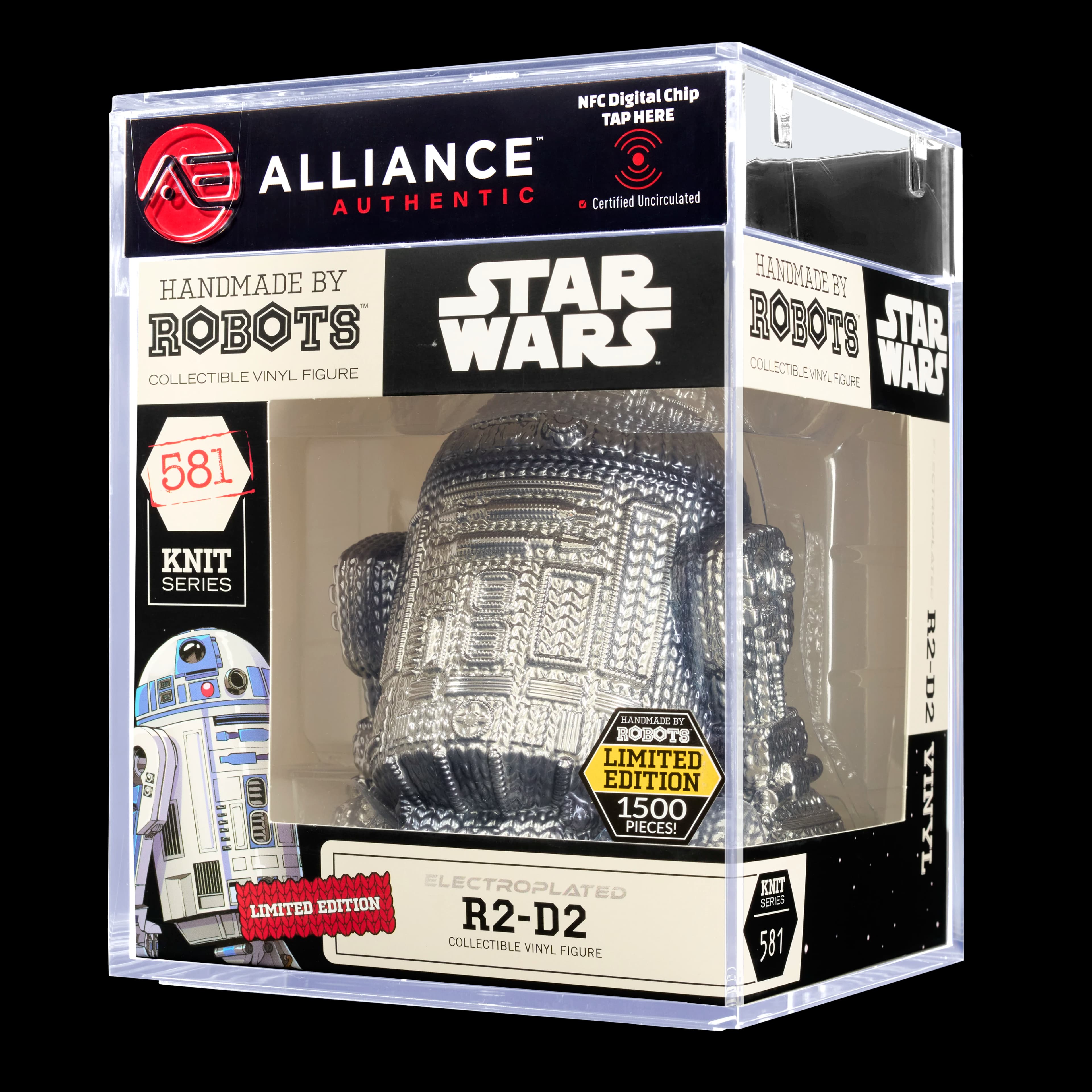 Front image of "Star Wars - R2-D2 #581 (Silver Electroplated)"