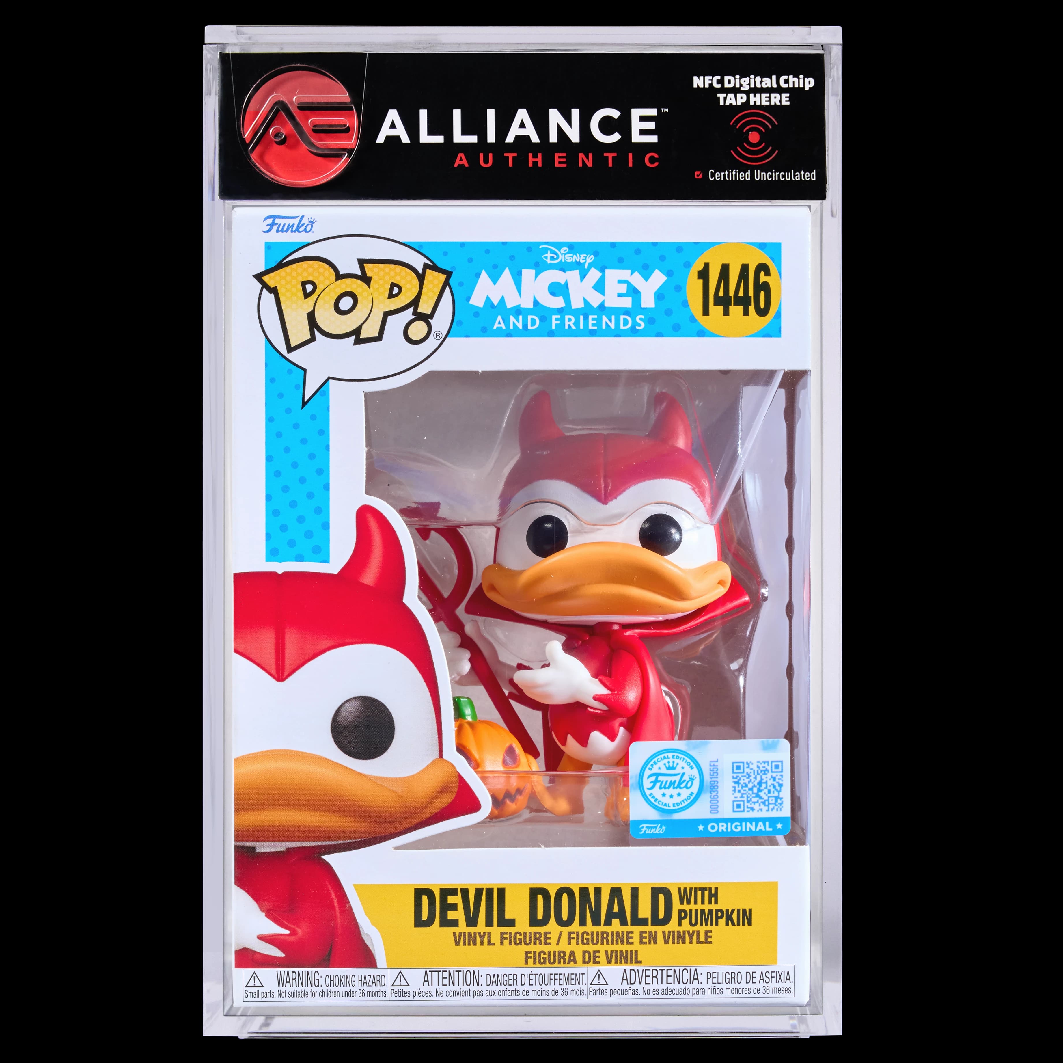 Front image of "Funko Pop! Disney - Donald Duck Devil Donald"